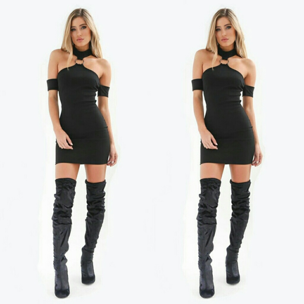 NEW SEXY METAL RING DRESS - Picture 2 of 8